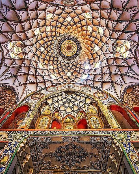 inside a beautiful mosque
